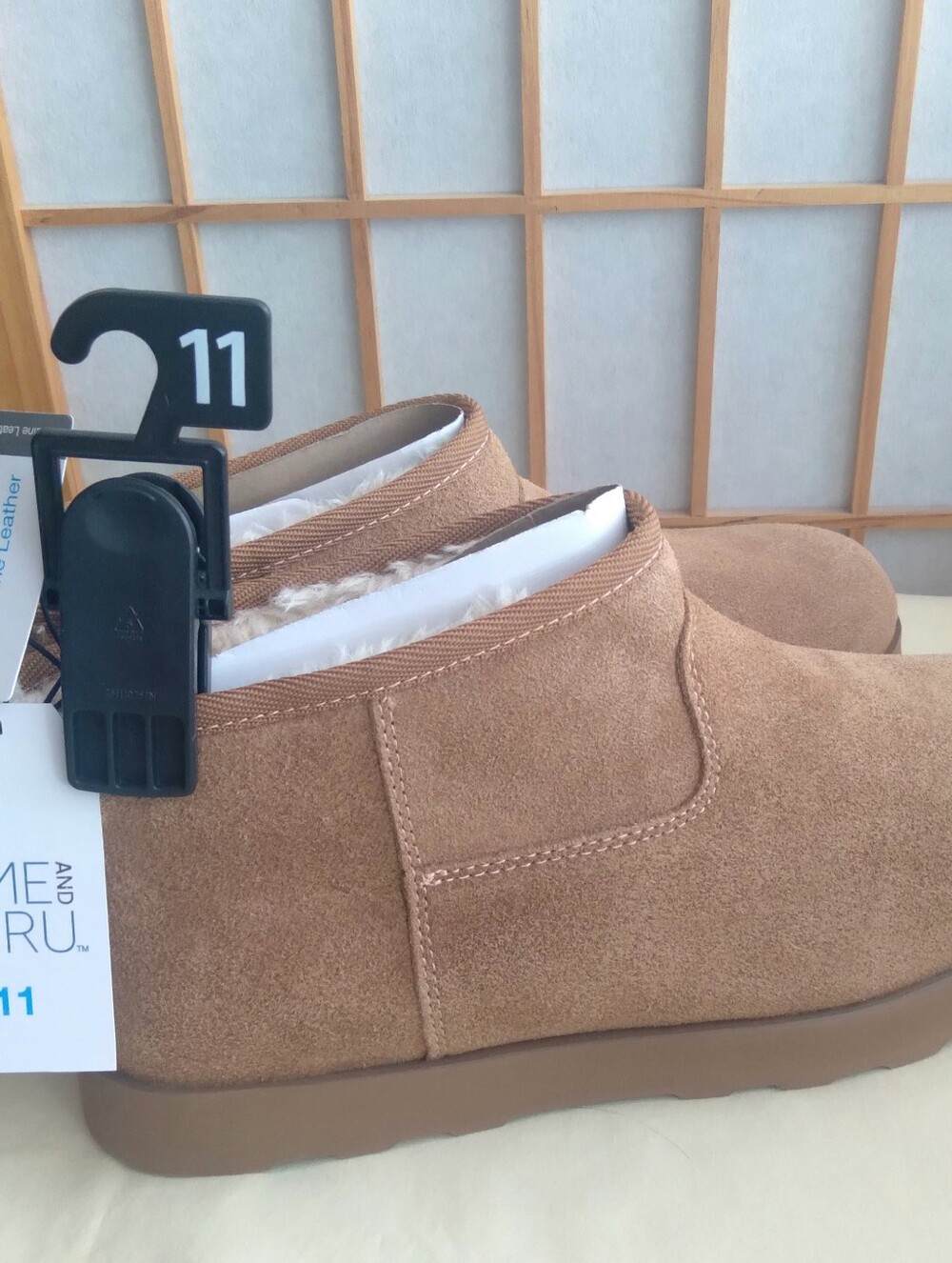 Time and Tru Women's Micro Genuine Suede Boot